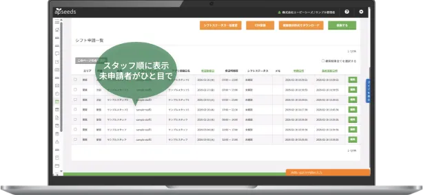 提出状況の可視化